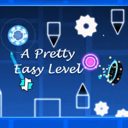PLay Geometry Dash A Pretty Easy Level now!
