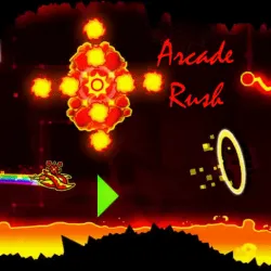 PLay Geometry Dash Arcade Rush now!