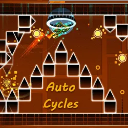 PLay Geometry Dash Auto Cycles now!
