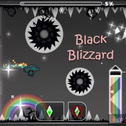 PLay Geometry Dash Black Blizzard now!