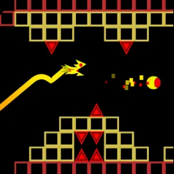 PLay Geometry Dash Black Dragon now!