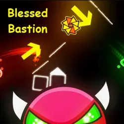 PLay Geometry Dash Blessed Bastion now!