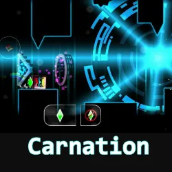 PLay Geometry Dash Carnation now!