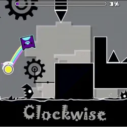 PLay Geometry Dash Clockwise now!