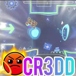 PLay Geometry Dash Cr3dd now!