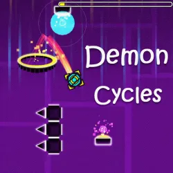 PLay Geometry Dash Demon Cycles now!
