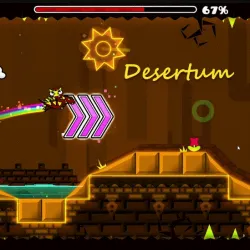 PLay Geometry Dash Desertum now!