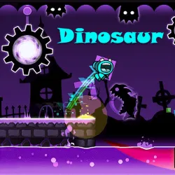 PLay Geometry Dash Dinosaur now!