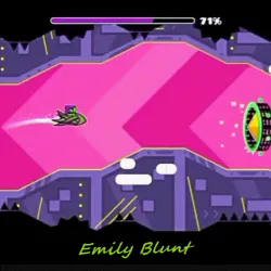 PLay Geometry Dash Emily Blunt now!
