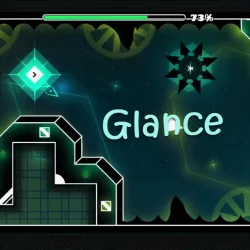 PLay Geometry Dash Glance now!