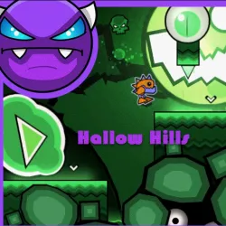 PLay Geometry Dash Hallow Hills now!