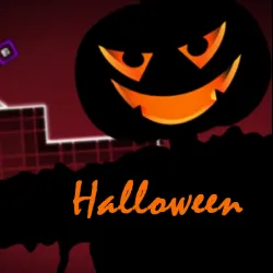PLay Geometry Dash Halloween now!