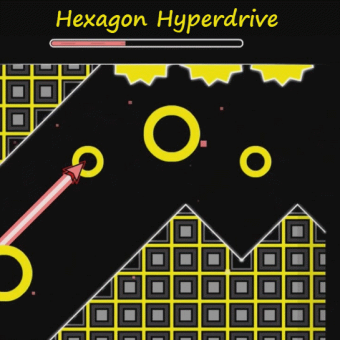 Geometry Dash Hexagon Hyperdrive