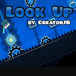 PLay Geometry Dash Look Up now!
