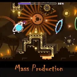 PLay Geometry Dash Mass Production now!