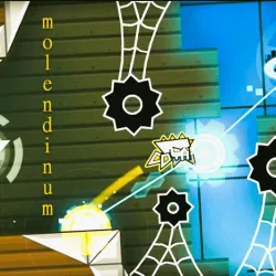 PLay Geometry Dash Molendinum now!