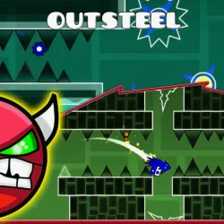 PLay Geometry Dash Outsteel now!