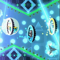 PLay Geometry Dash Party Rush now!