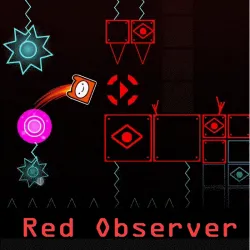 PLay Geometry Dash Red Observer now!