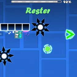 PLay Geometry Dash Rester now!