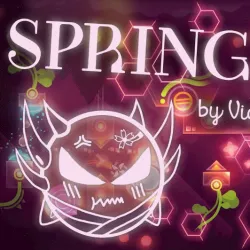 PLay Geometry Dash Spring now!