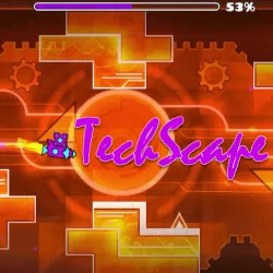 PLay Geometry Dash TechScape now!