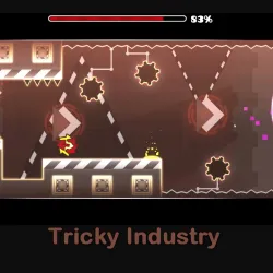 PLay Geometry Dash Tricky Industry now!
