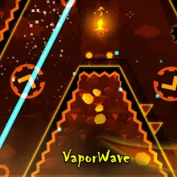 PLay Geometry Dash VaporWave now!