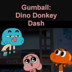 PLay Gumball: Dino Donkey Dash now!