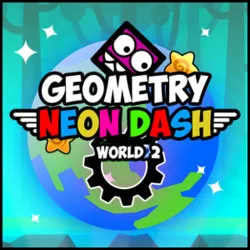 PLay Geometry neon dash world 2 now!