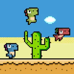PLay Pixel Dino Run now!